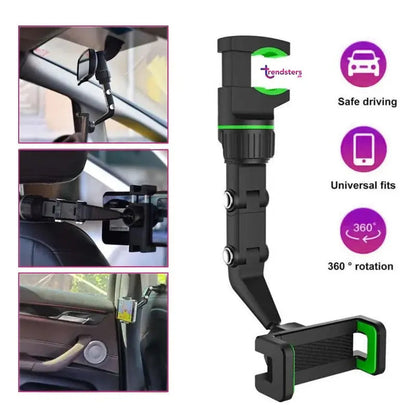 Rearview Clip 360 Rotating Mobile Holder