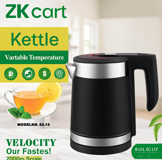 2L Electric Kettle – Stainless Steel Water Boiler for Tea & Coffee