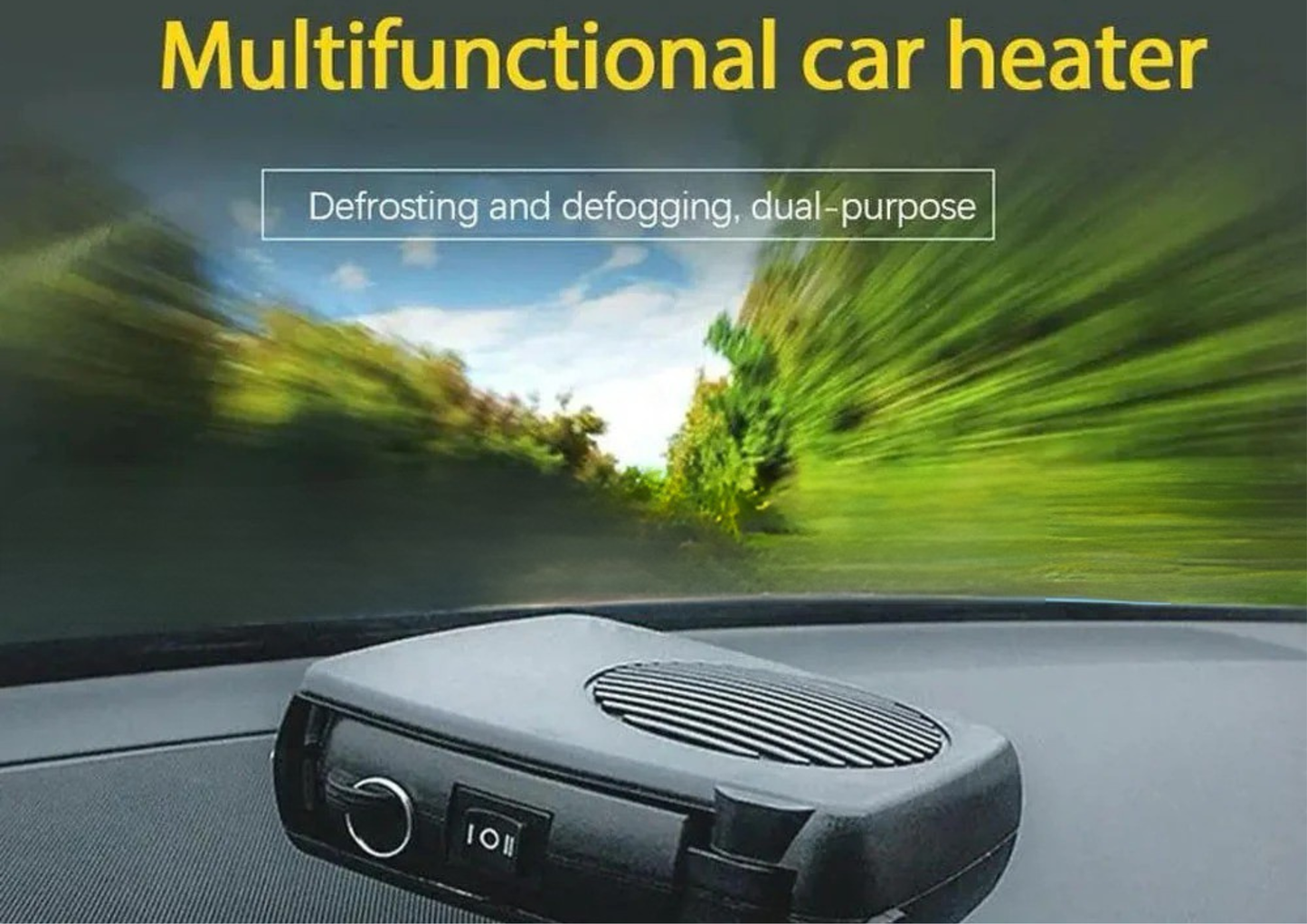 SOGO Car Heater Fan 2 in 1 Cooling Heating Function - 12v 200w