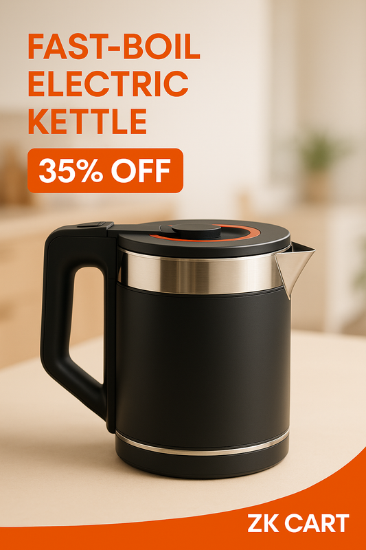 2L Electric Kettle – Stainless Steel Water Boiler for Tea & Coffee