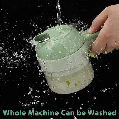 4 in 1 - Electric Vegetable Cutter | Rechargeable