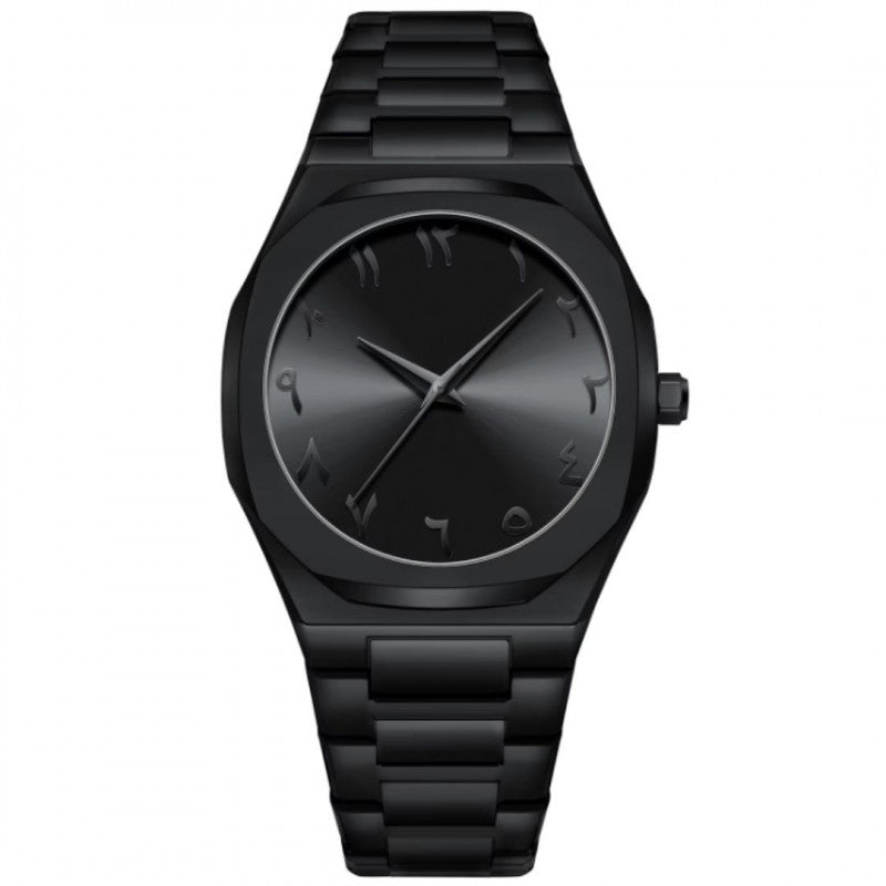 Black Arabic Aura Watch for Men