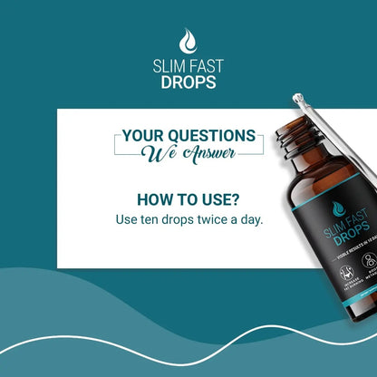 Slim fast Drops Liquid Metabolism Support for Weight Loss